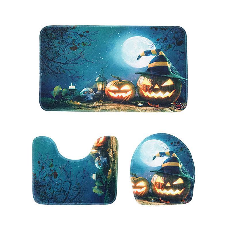 Spooky Halloween Dreams Bath Mat Set-621-0011-S4-Theone Apparel