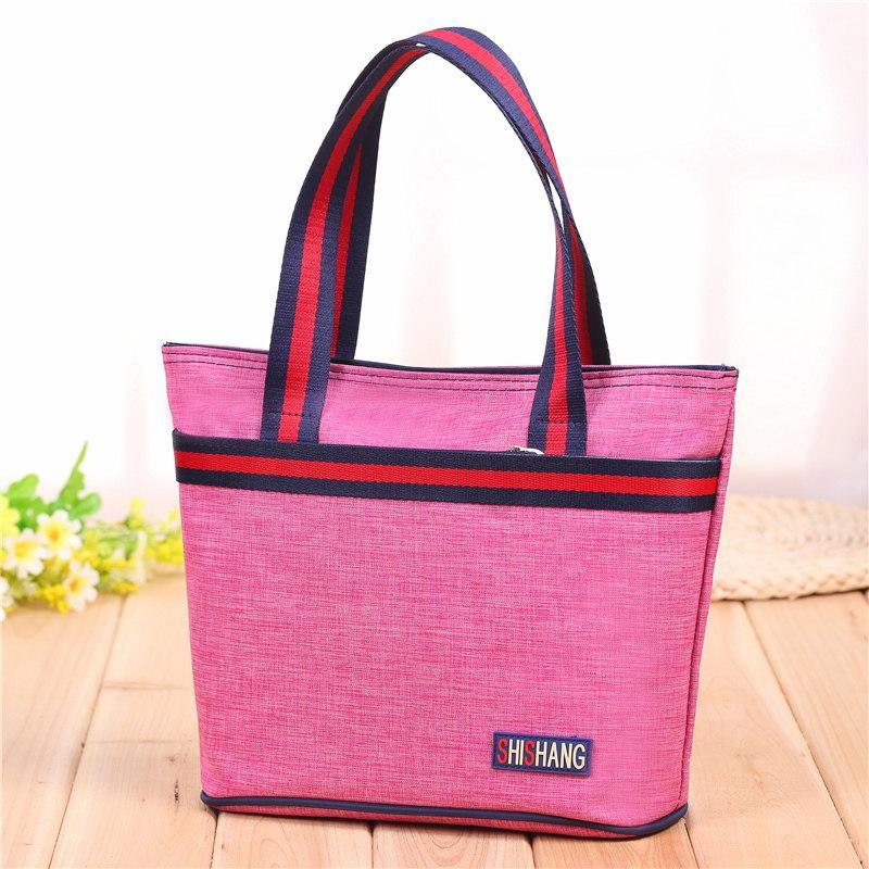 Strappy Shopper Tote Handbag