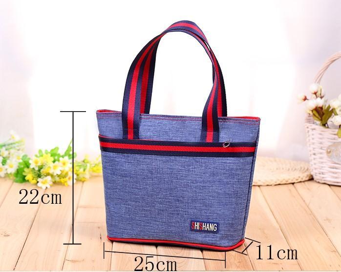 Strappy Shopper Tote Handbag