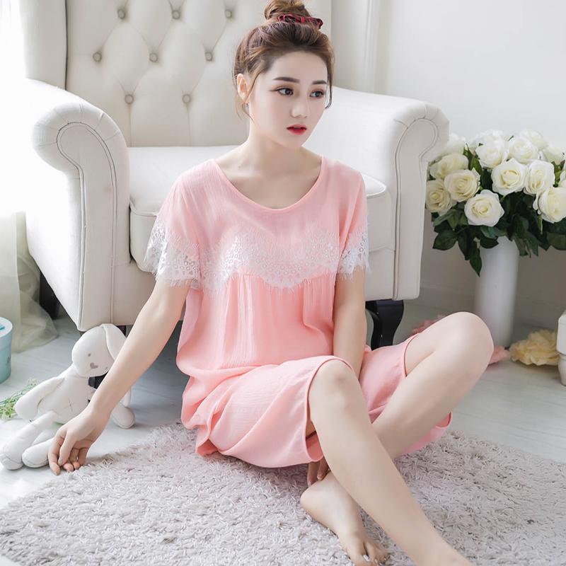 Vintage Lace & Ruffles Sleep Gown