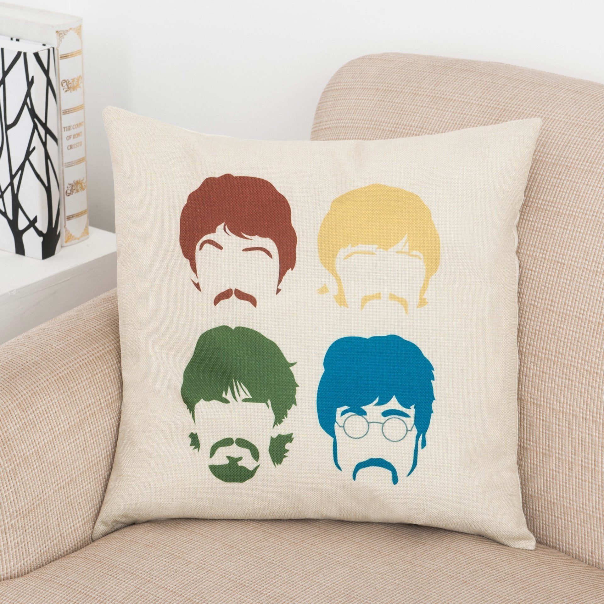 Fundas de almohada con estampado gráfico artístico de Warhol