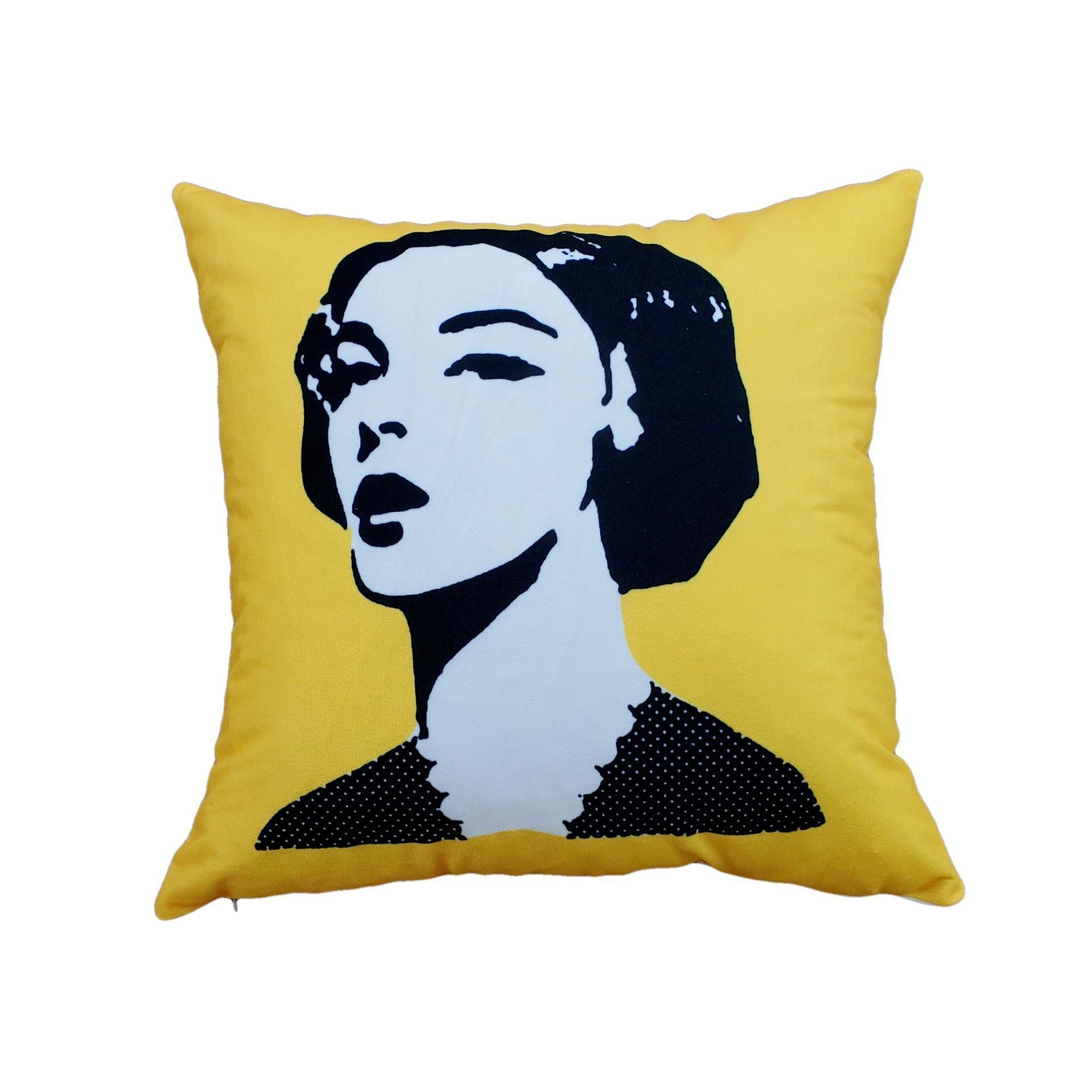 Fundas de almohada con estampado gráfico artístico de Warhol