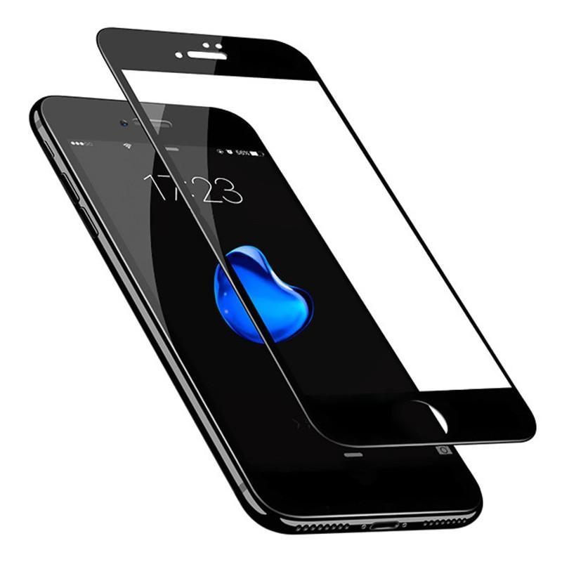 iPhone 7Plus Tempered Glass Screen Protector-Black-Theone Apparel